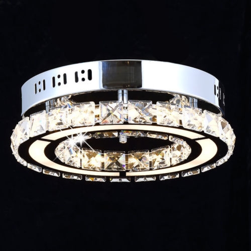 Lampa Kryształowa RING 30cm K054